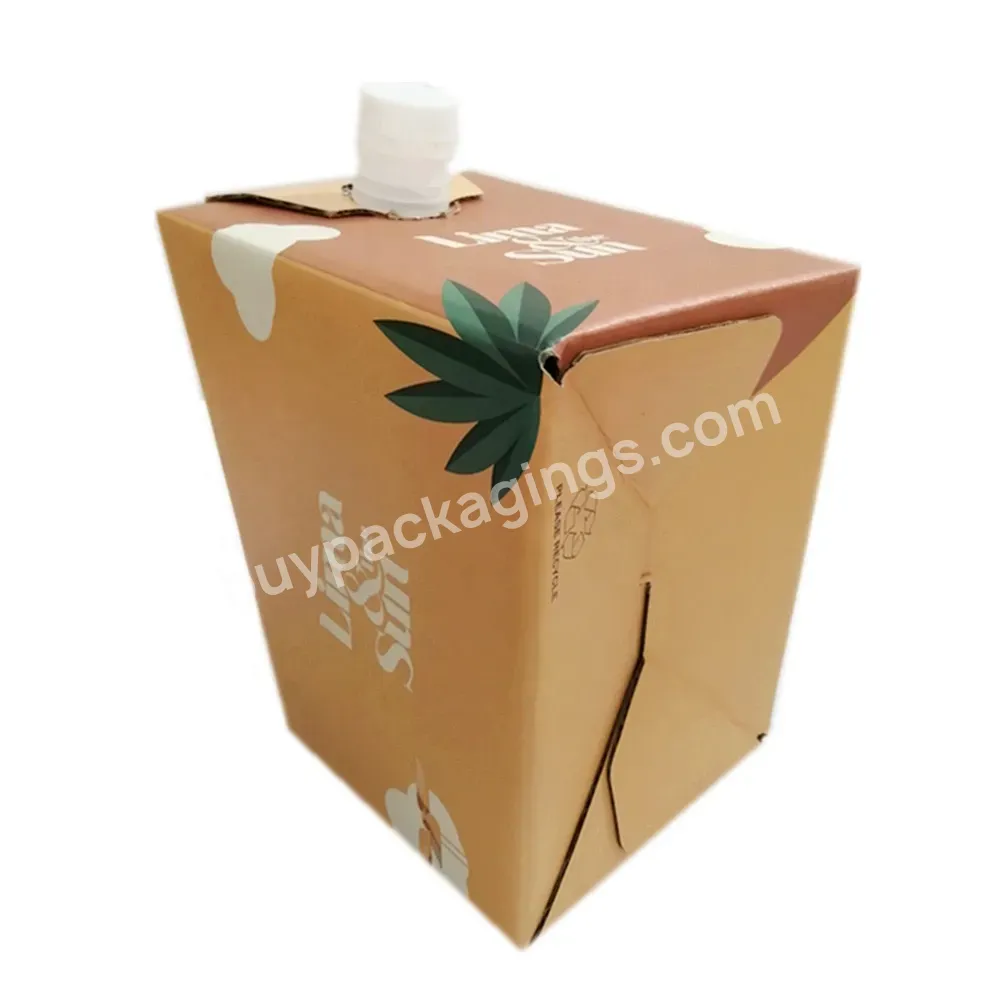 China Supplier Cheap Eco-friendly 4l Cardboard Beverage Carrier Container To Go Coffee Box Disposable Take Away Container