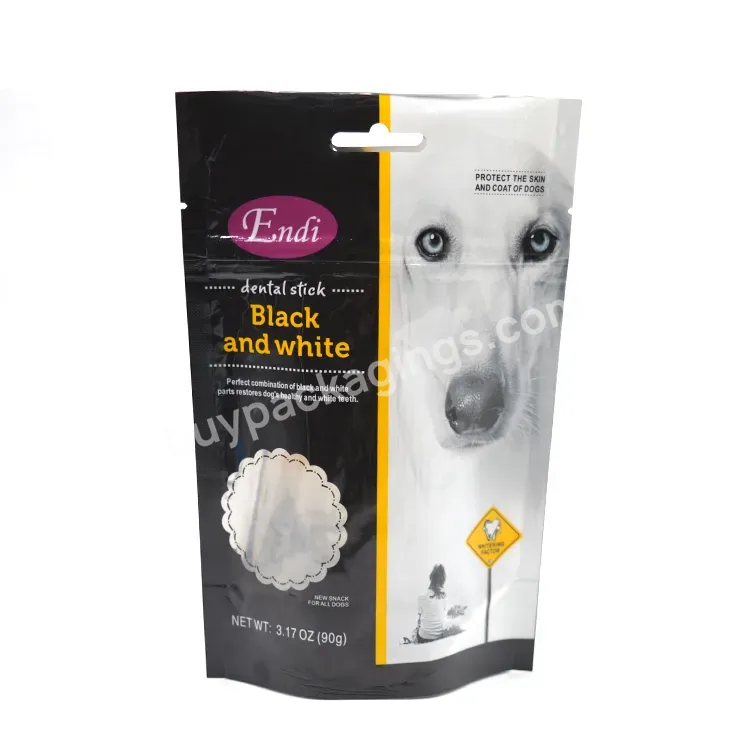 China Supplier Eco Friendly Stand Up Resealable Dog Cat With Zipper Zip Lock Pet Food Packaging Bag