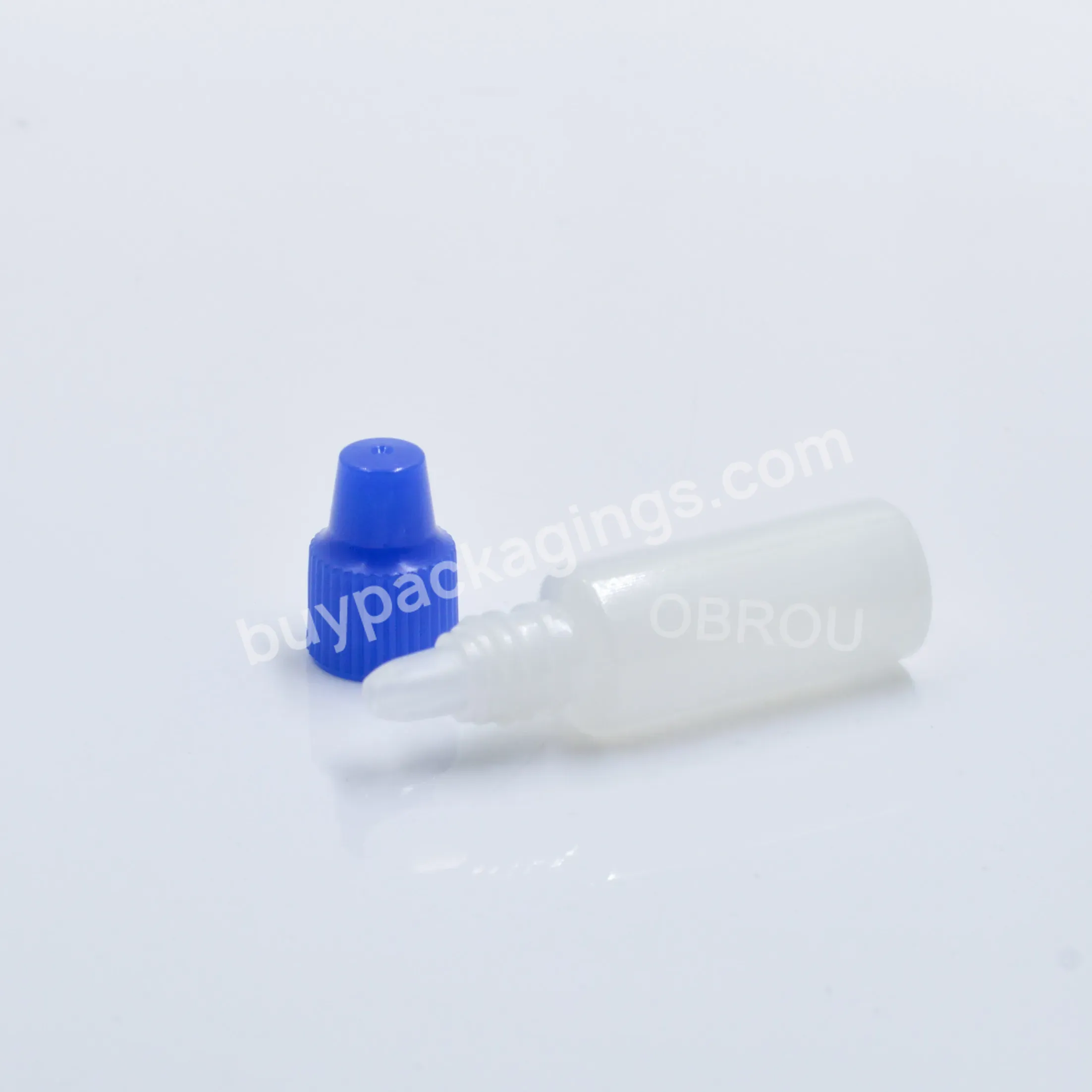 China Supplier Essential Oil Small Capacity Plastic Dropper Bottle 3ml Eye Drop Bottles Ink Bottle