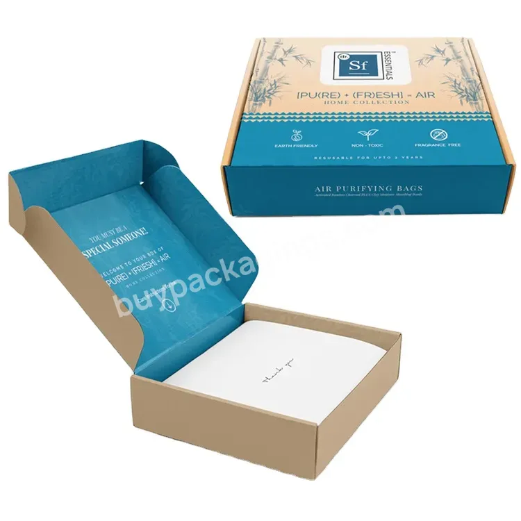 China Supplier Recycled Kraft Paper Packaging Box Wholesale Sock Underwear Packaging Custom Logo Paper Box