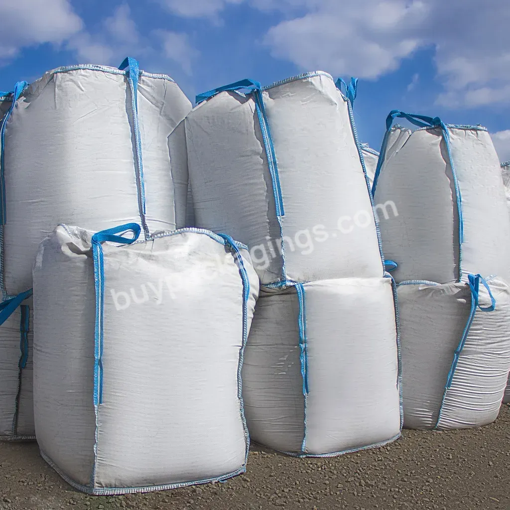 China Top Duffle Bottom Fibc Cement Grain Corn Rice Chemical Building Material Big Bulk Jambo Bag