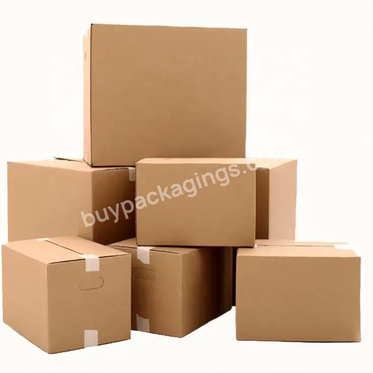 China Wholesale Durable 3/5/7 Layer Corrugated Cardboard Shipping Box Custom Design Printed Carton Moving With Logo