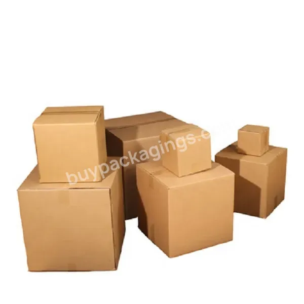 China Wholesale Durable 3/5/7 Layer Corrugated Cardboard Shipping Box Custom Design Printed Carton Moving With Logo