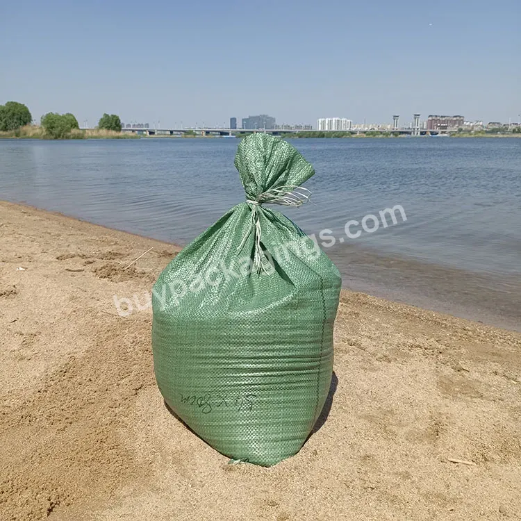 China Wholesale Pp Green Woven Bag Material For Construction Creatures Bags