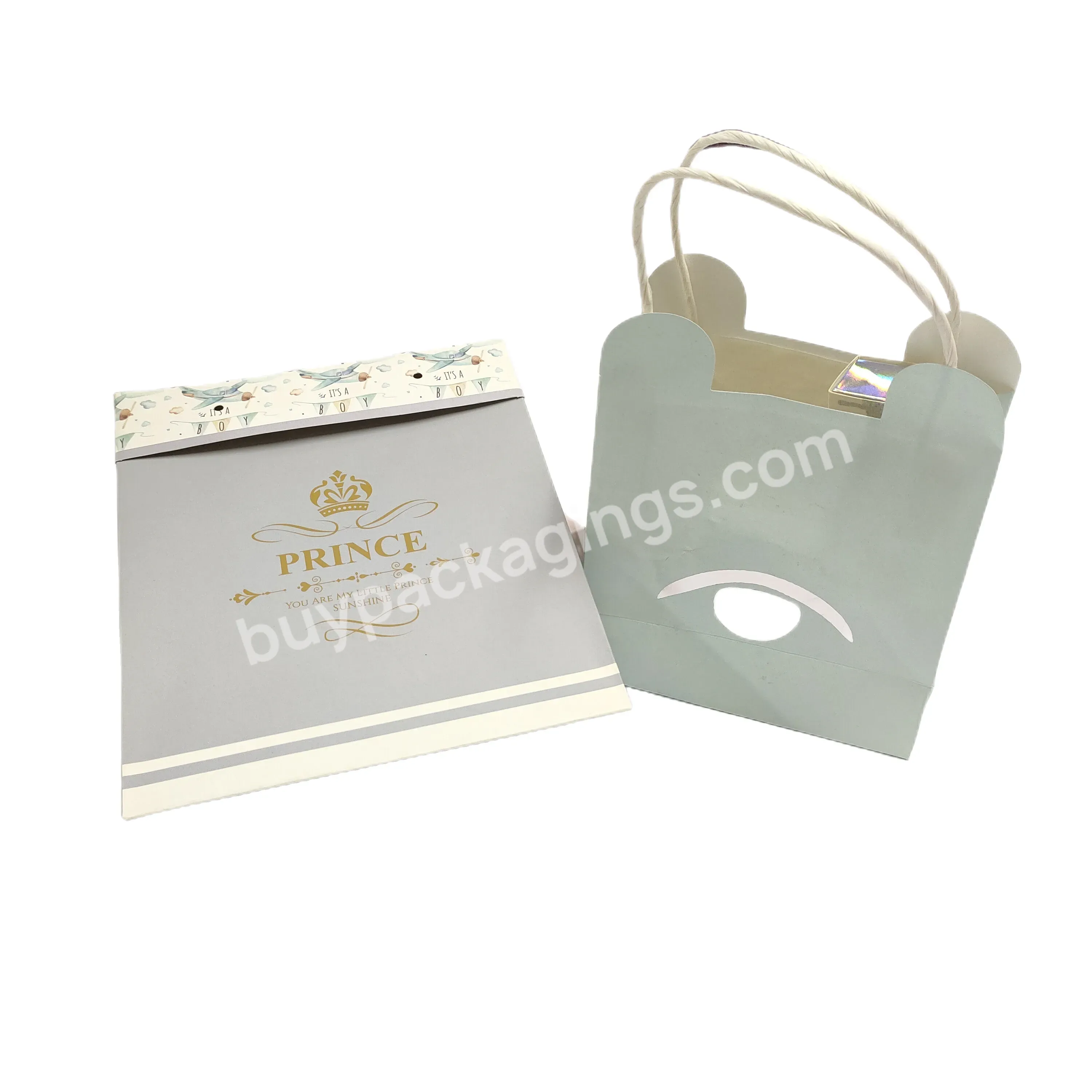 China Wholesale White Paper Bags Custom Printed Logo For Shopping