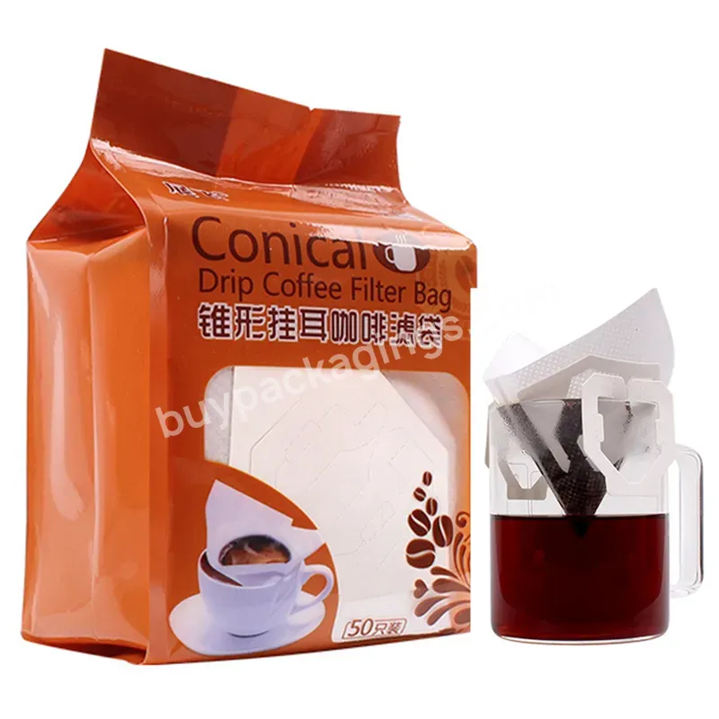 Chinese Factory Octagonal Sealed Coffee Bag Custom Printed Filter Screen Packaging Bag