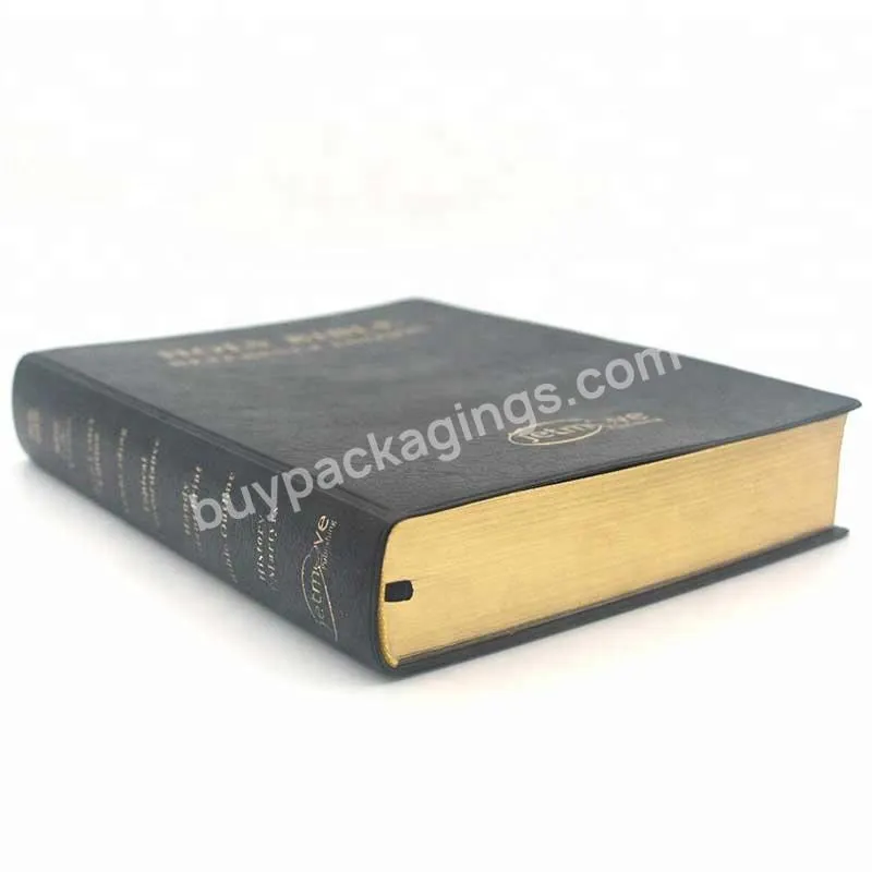 Chinese factory wholesale hardcover book Spanish bible book printing service