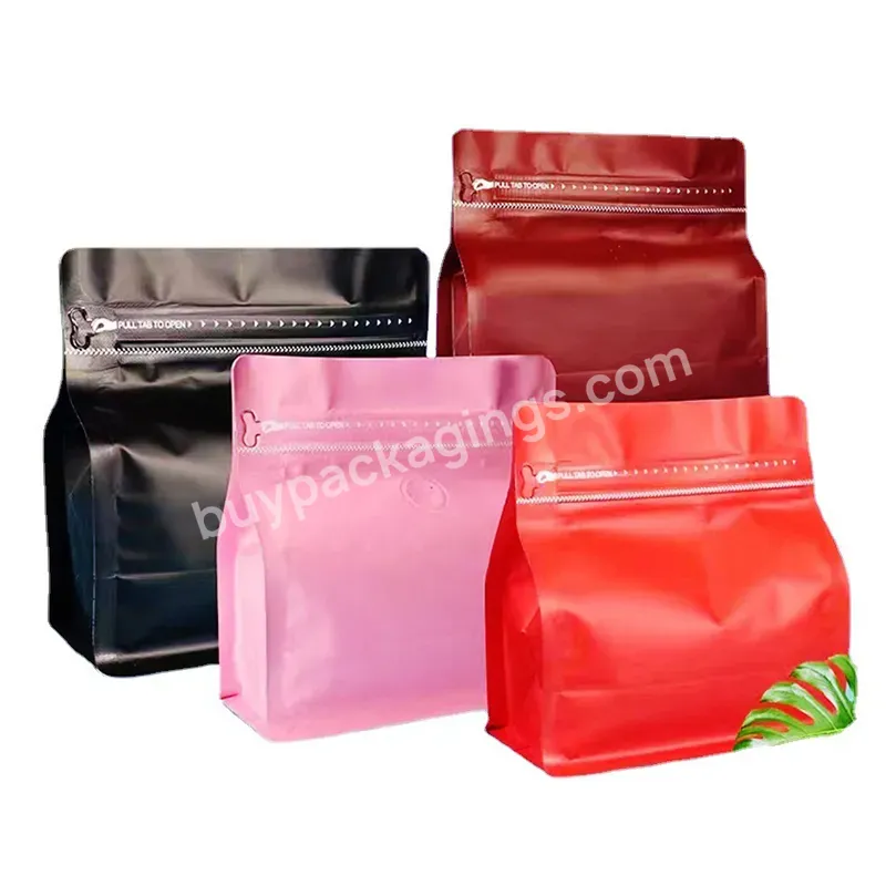 Chinese Manufacturer Flat Bottom Bag Plastic Food Packaging For Plastic Food Customised Printed