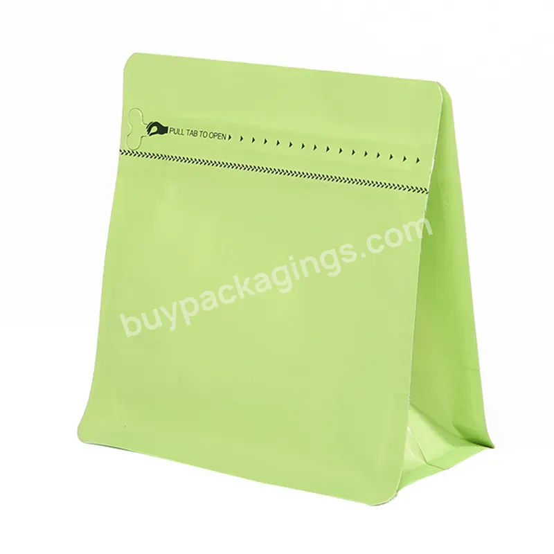 Chinese Manufacturer Flat Bottom Bag Plastic Food Packaging For Plastic Food Customised Printed