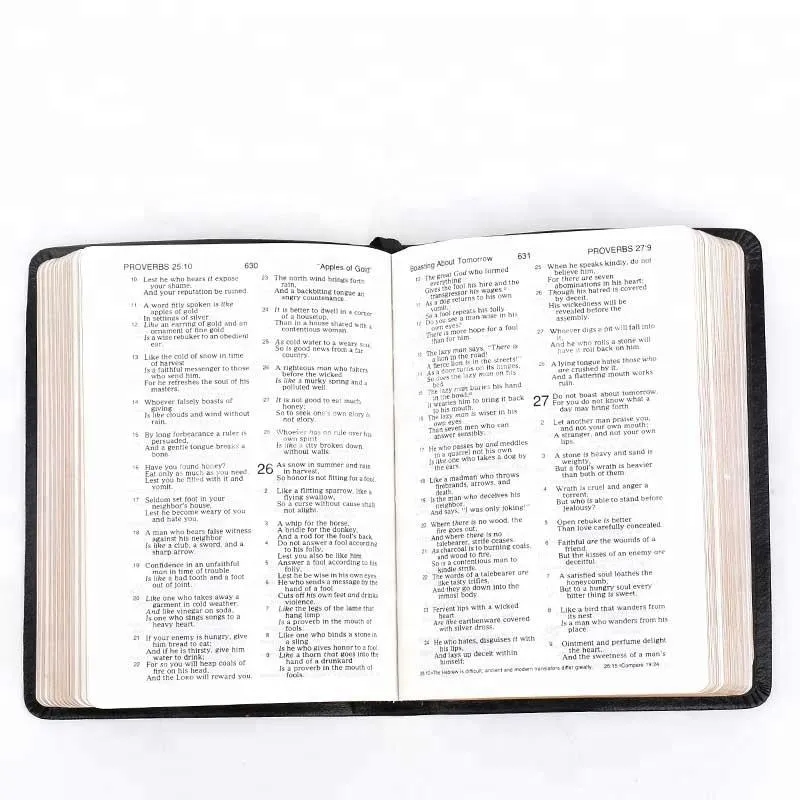 Chinese manufacturers order high quality hardcover Catholic bible printing