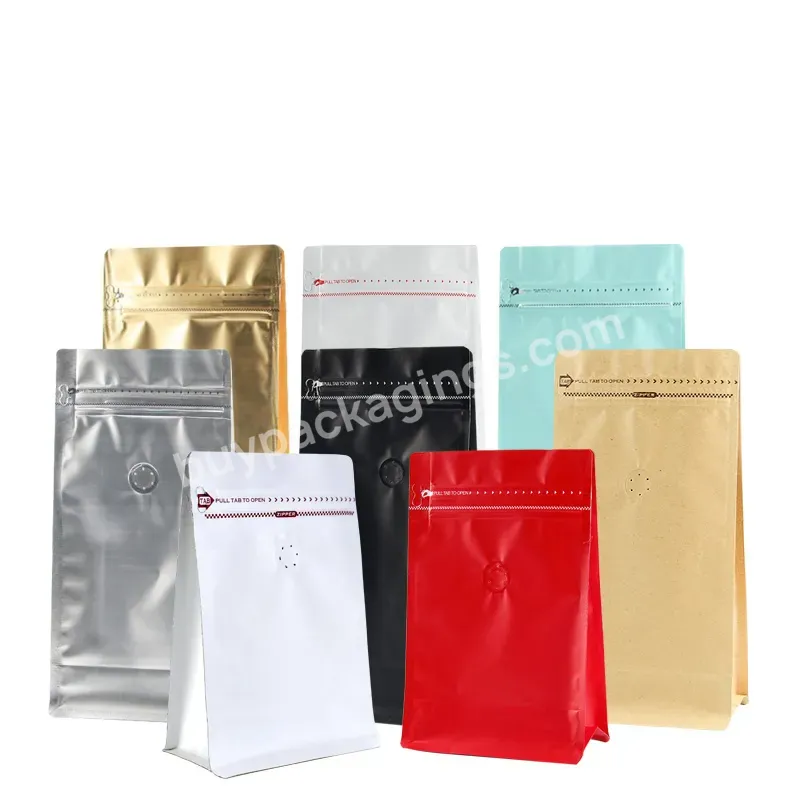 Chinese Products Wholesale Custom Empty Coffee Packaging Bags With Valve