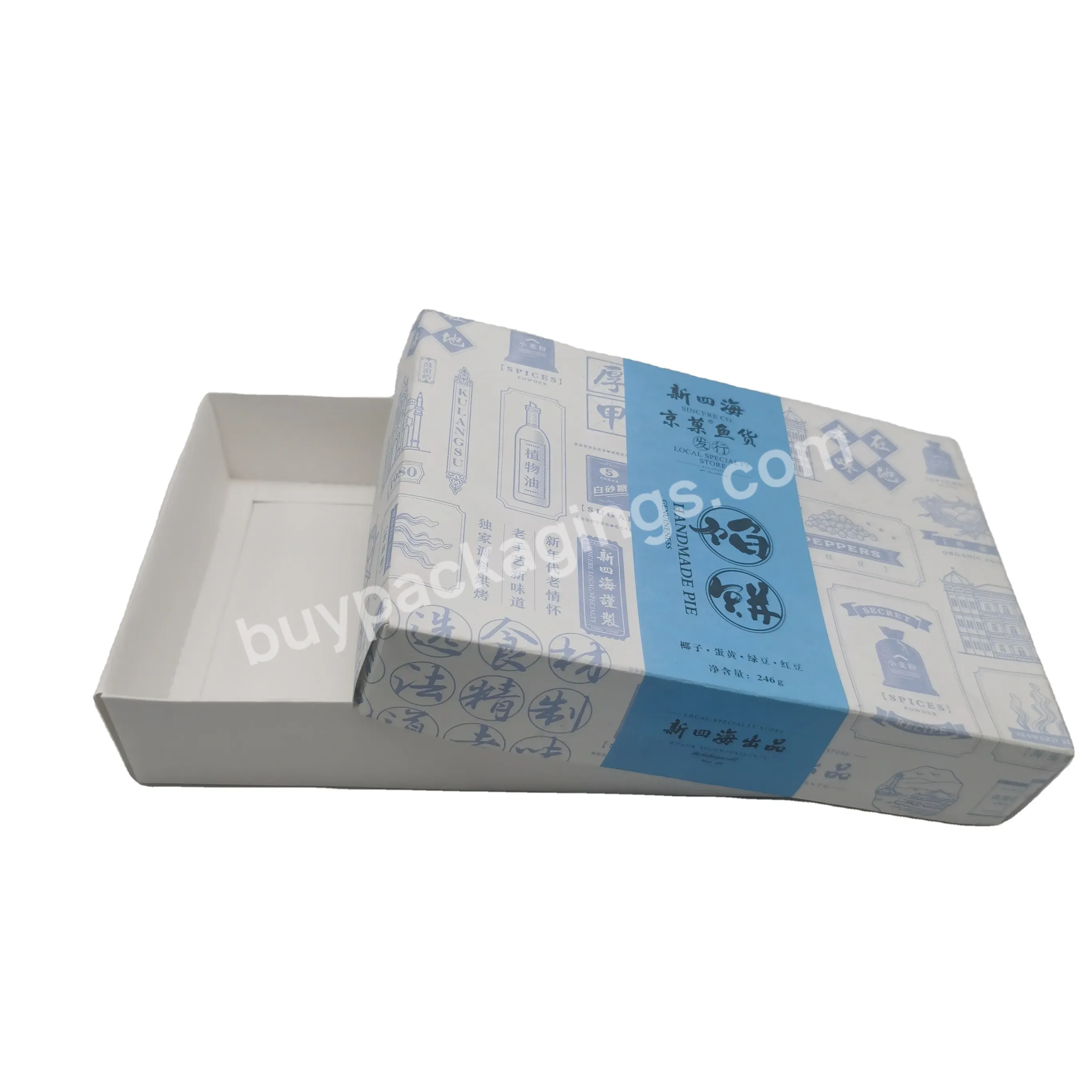 Chocolate Bar Storage Packaging Custom Uncoated Recyclable Paper Lid And Tray Gift Box For Chocolate