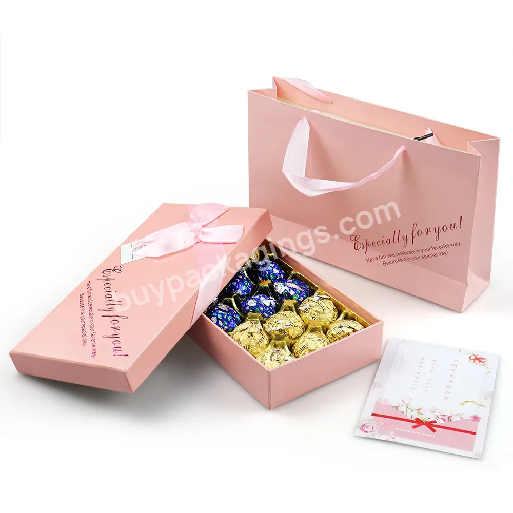 Chocolate Candy Box Packaging Paper Gift Boxes For Wedding Kraft Paper Food Container Oem Square Teddy Bear Candy Box Folders