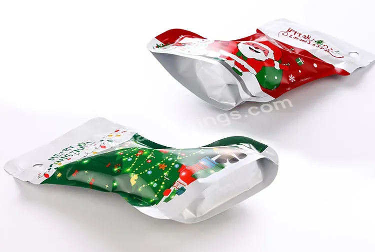 Christmas Bags 20x30,Custom Mylar Dye Cut,Low Price China Factory Price Snack Stand Up Pouch