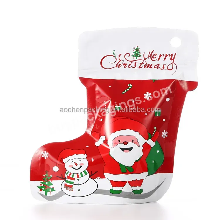 Christmas Candy Bag Plastic Drawstring Gift Bags,Shape Mylar Bags,Price Aluminium Aluminum Foil Stand Up Pouch Bag - Buy Christmas Decorations Tree.