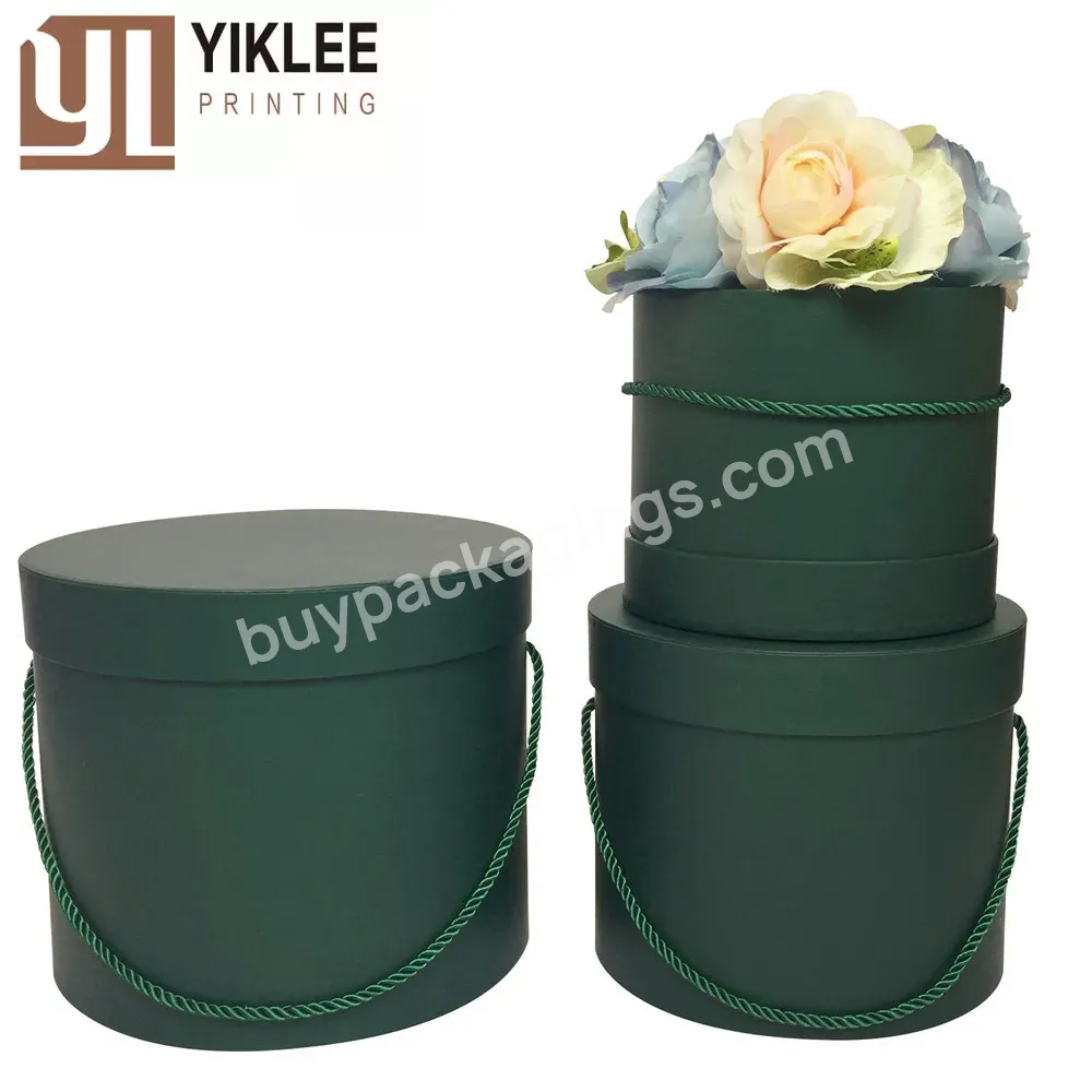 Christmas Party Favor Luxury Flower And Gift Arrangements Presents Birthday Premium Quality Round Flower Box Gift Nesting Boxes