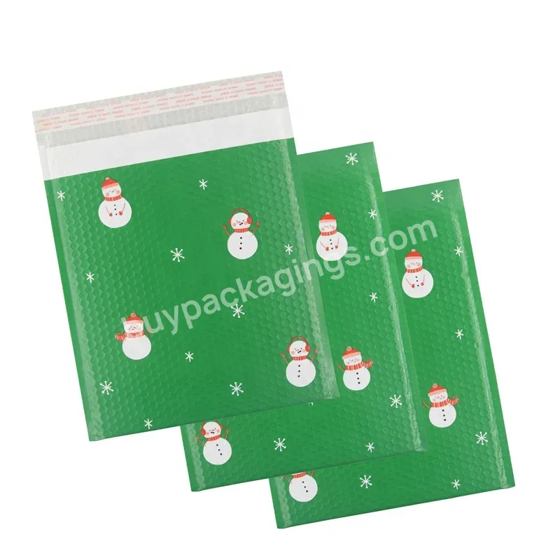 Christmas Poly 5 X5 With Bubble Mailer Bubbled Mailers For Shipping - Buy Bubbled Mailers Free Shipping,5 X5 Bubble Mailer,Poly Mailers With Bubble.