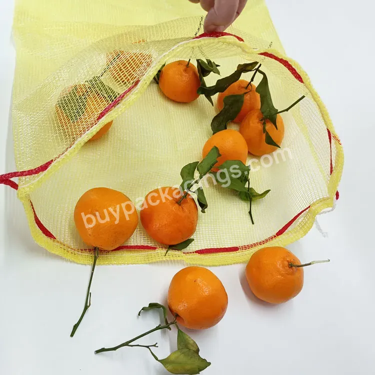Circular Pp Mesh Bags For Agriculture Onions Potato Vegetable