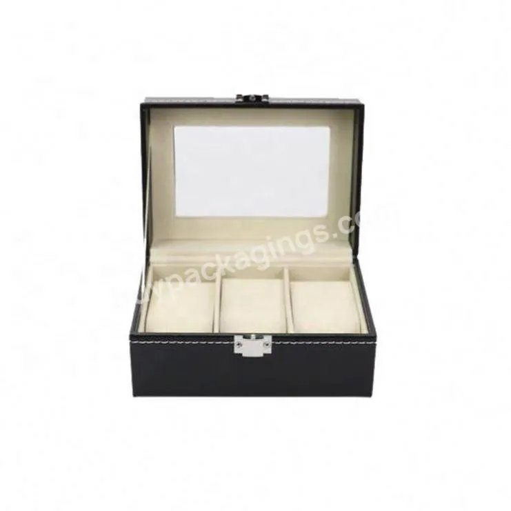 Classical  Luxury Custom Logo Watch Packaging Gift box watch storage box