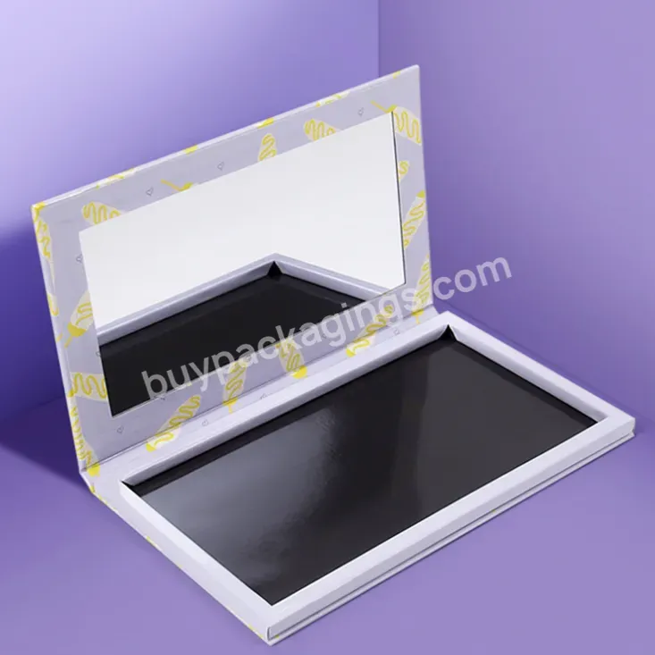 Clean And Fresh Eyeshadow Storage Box Magnet Tray Custom Printed Empty Palette