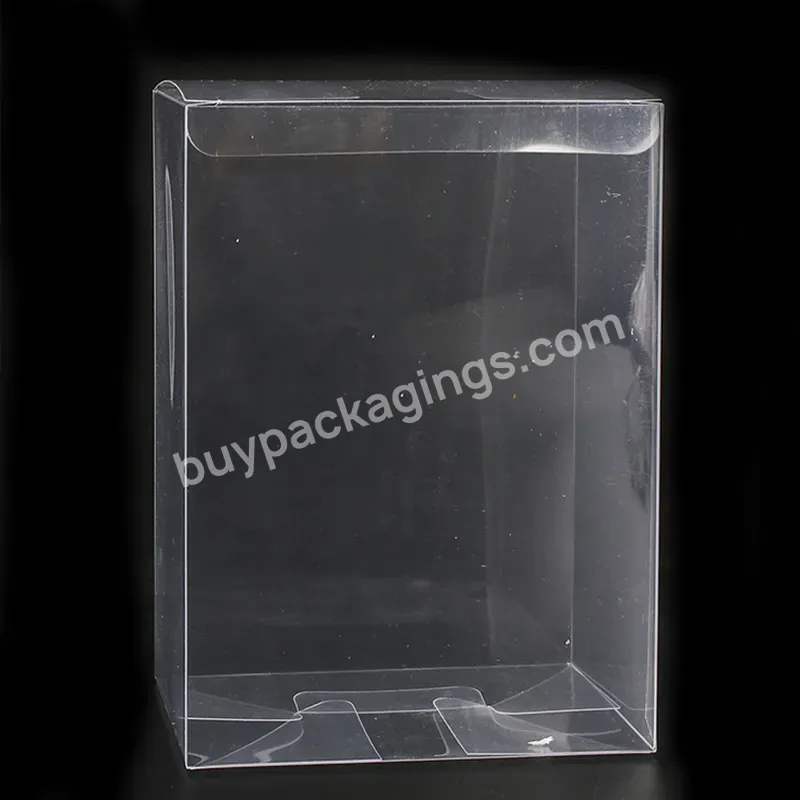 Clear Acetate Plastic Box Case Packaging Small Custom Pet Pvc Pp Foldable Plastic Packing Box