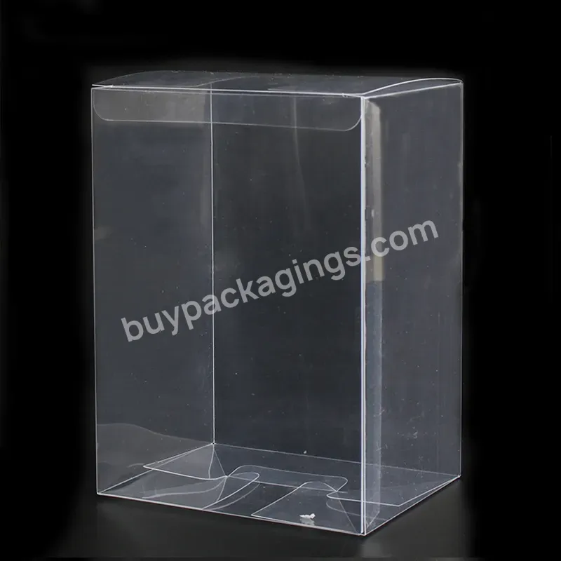 Clear Acetate Plastic Box Case Packaging Small Custom Pet Pvc Pp Foldable Plastic Packing Box