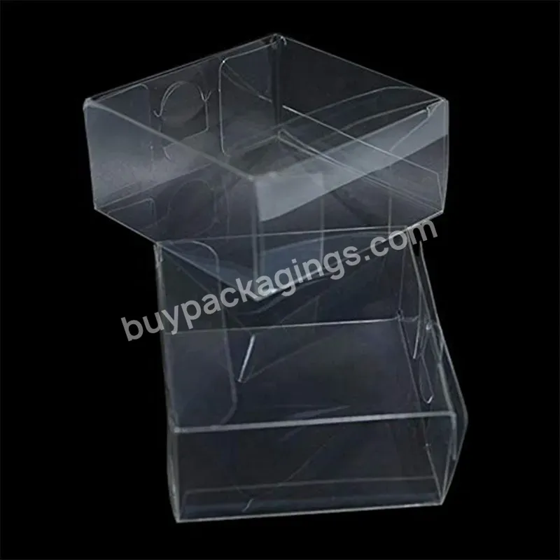 Clear Acetate Plastic Box Case Packaging Small Custom Pet Pvc Pp Foldable Plastic Packing Box