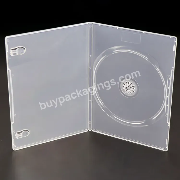 Clear Amaray Box Bluray Overlap Compact Disk Music Movie Recorder Blank Cd Dvd Cases