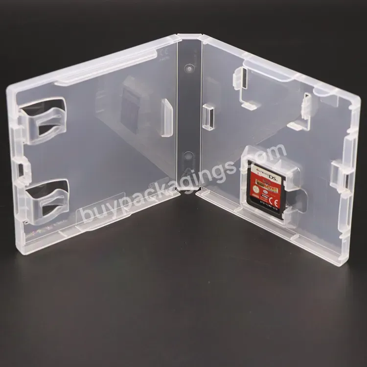 Clear Black Plastic Game Case Custom 19mm Game Protector Card Cases For Nintendo Switch Ds Nds 2ds 3ds Ps2 Ps3 Ps4 Ps5