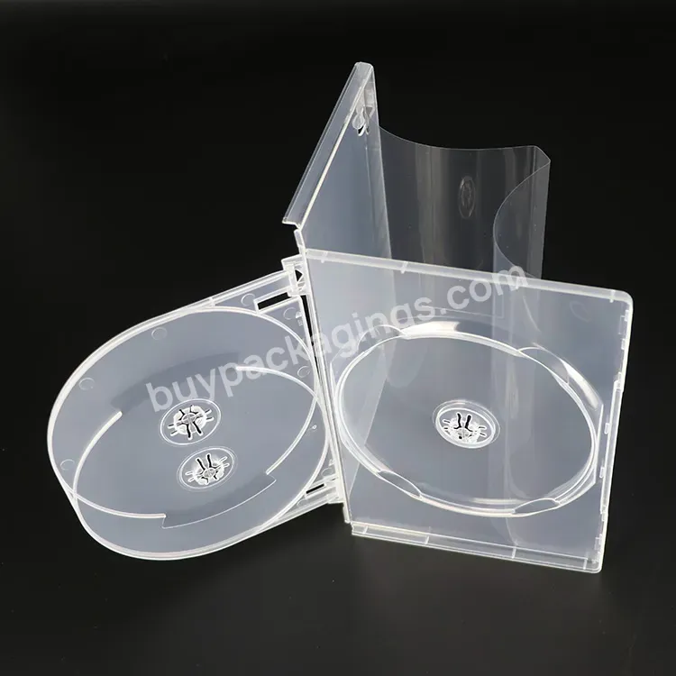 Clear Boxes Plastic For Movies Dvds Case Compact Disc Cd/dvd Box Cases Holder