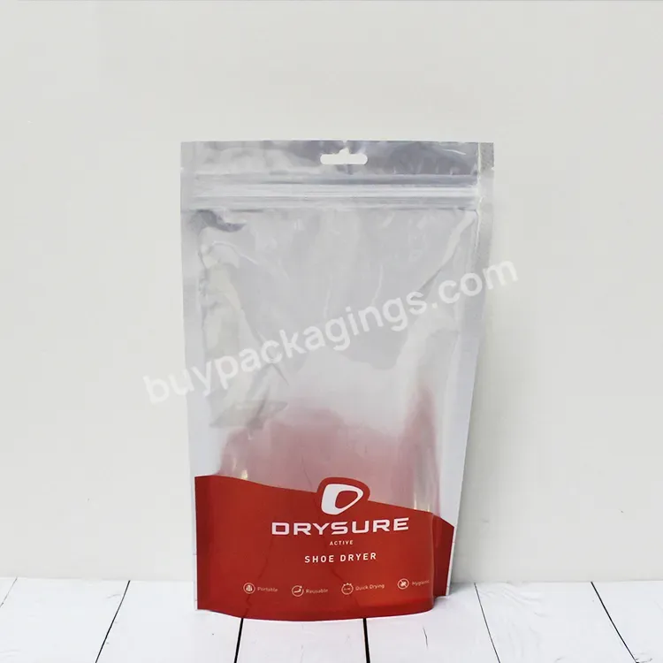 Clear Carrier Hanging Biodegradable Opp Blockhead Foil Transparent Pe Ldpe Ziplock Environmental Protect Wholesale Plastic Bags