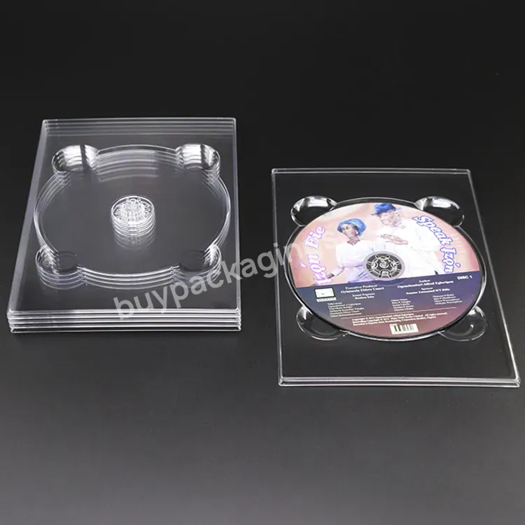 Clear Cd Media Packaging Storage Holder Cd Album Box Dvd Slimline Case Digipaks