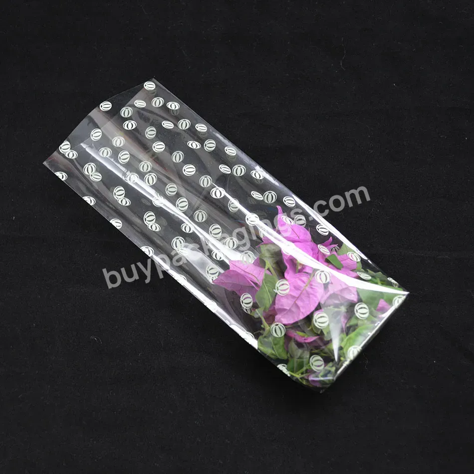 Clear Cellophane Bopp Cross Round Plastic Square Bottom Bag Packaging Flat Bottom Bag Pouch Block Bottom Bag