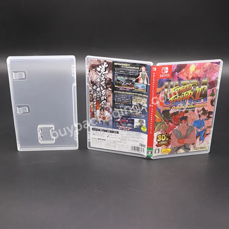 Clear Custom With Logo 10mm Game Case For Nintendo Switch Card Game Shadows Of Almia Ds Game Memory Card Storage Case