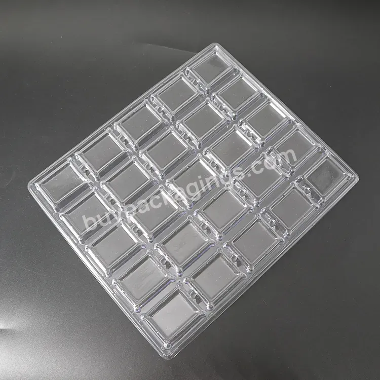 Clear Customized Candy And Chocolate Insert Tray Plastic Chocolate Blister Tray