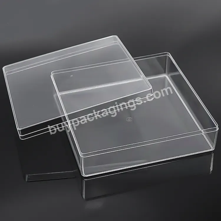 Clear Dessert Packaging Box Food Ingredient Candy Biscuit Cookie Snack Chocolate Christmas Cake Boxes Plastic Container For Food