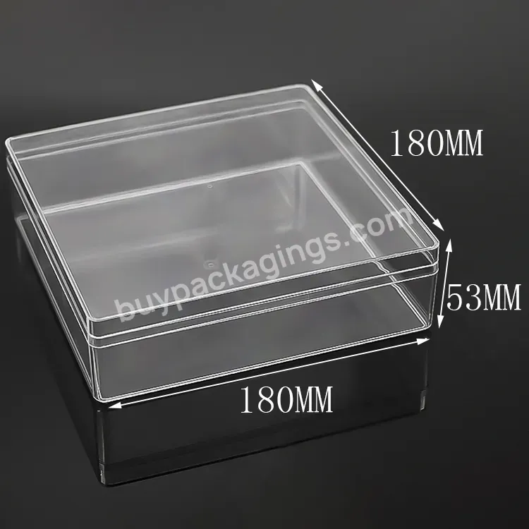 Clear Dessert Packaging Box Food Ingredient Candy Biscuit Cookie Snack Chocolate Christmas Cake Boxes Plastic Container For Food