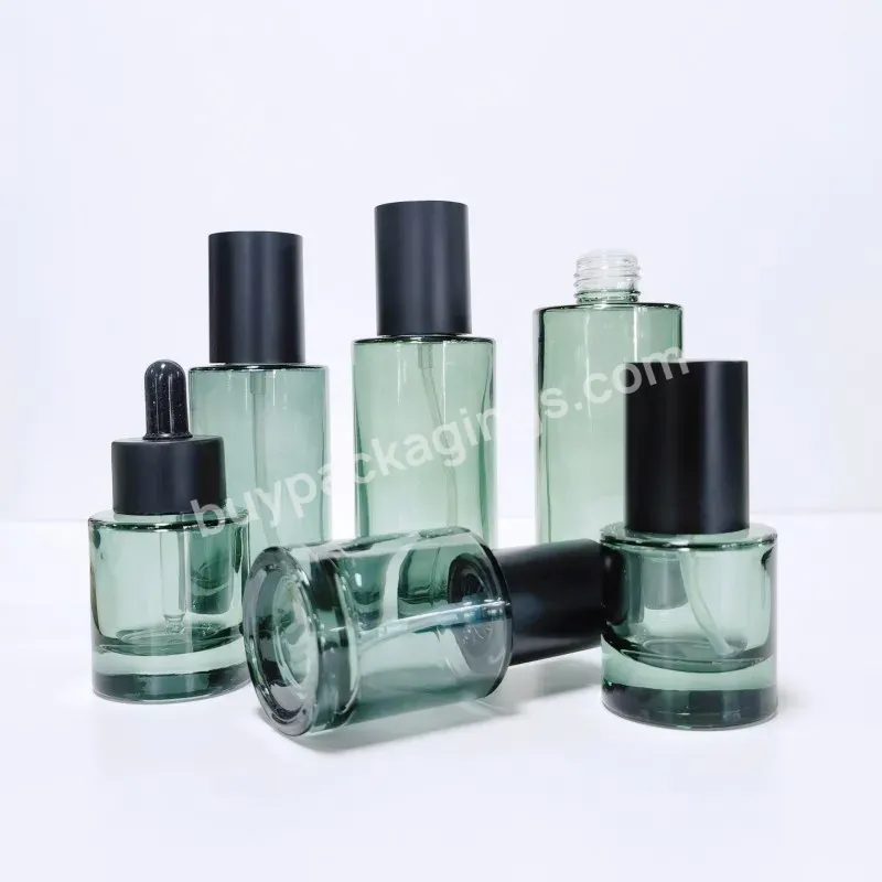 Clear Dropper Bottle Glass Cosmetic Packaging Set 30ml 40ml 50ml 100ml 120ml Pump Lotion Bottle 150ml Toner Bottle