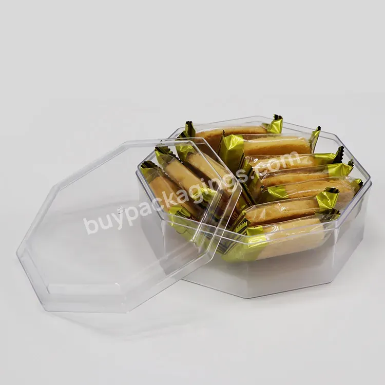 Clear Food Packaging Containers Cookie Dessert Clear Cake Box Sweets And Dried Fruits Snacks Packing Boxes