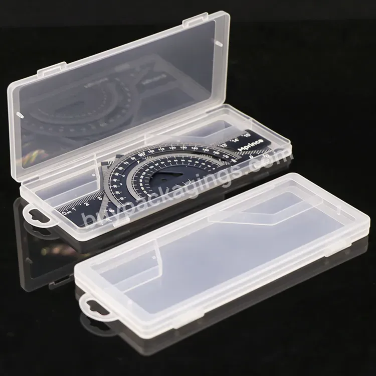 Clear Geometry Box Plastic Math Stationery Storage Case Mathematical Set Plastic Ruler Geometry Ruler Set Box - Buy Geometry Ruler Set,Mathematical Set,Plastic Ruler.