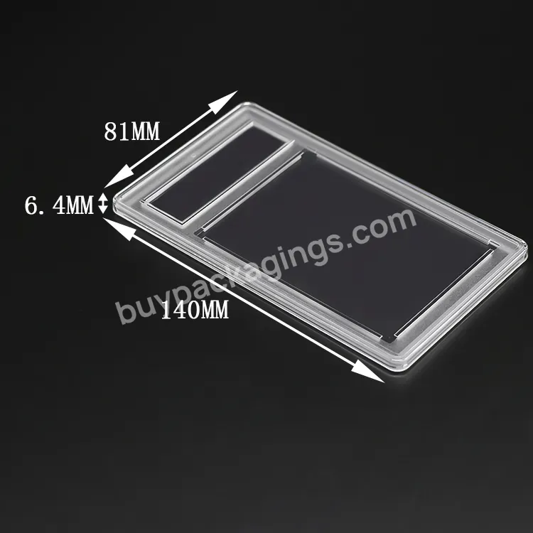 Clear Grading Playing Sports Trading Cards Case 35pt Plastic Card Slabs Display Holder Graded Card Slab - Buy Graded Card Slab,35pt Plastic Card Slabs,Sports Card Case Slab.