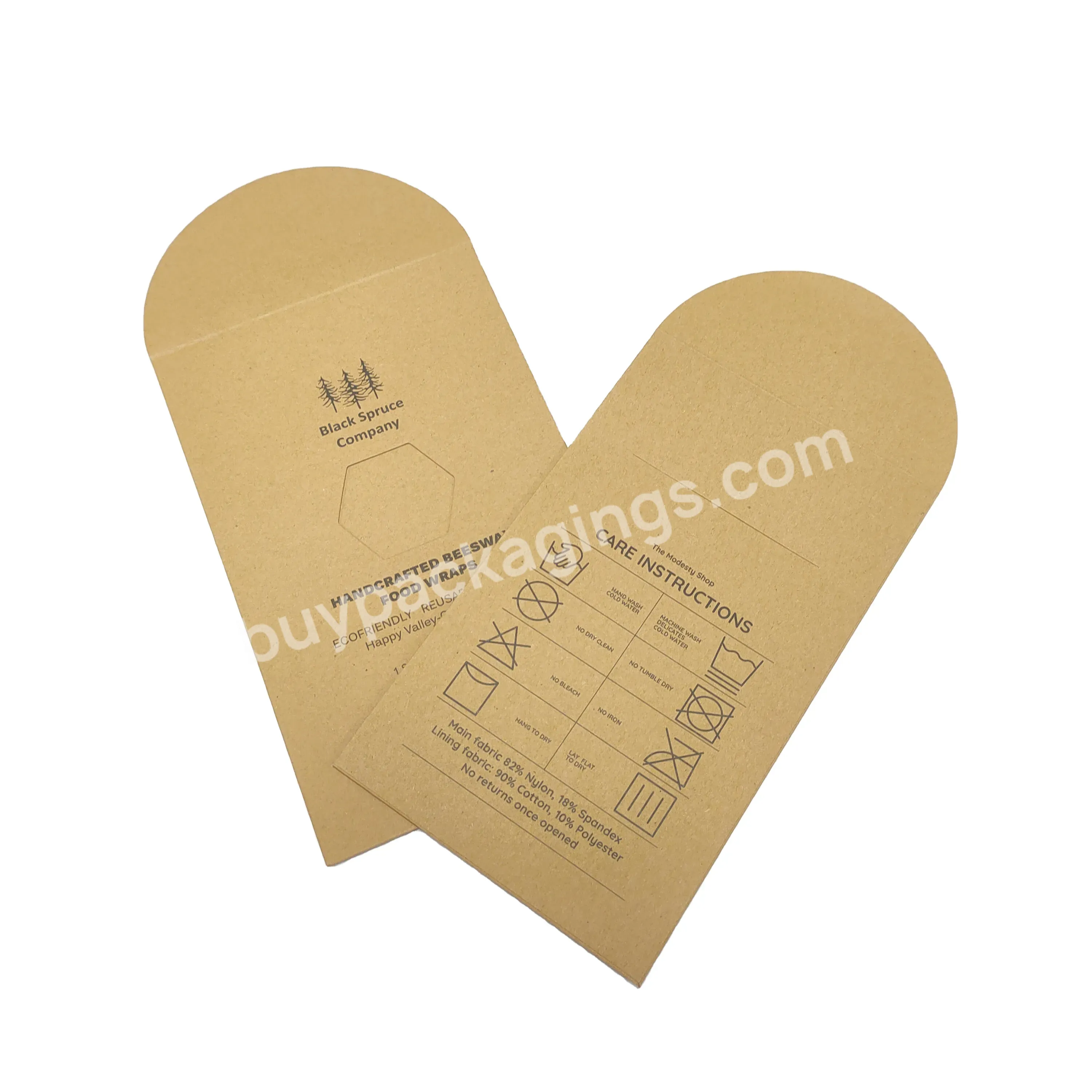 Clear Kraft Paper Envelope Custom Size And Logo For Gift Cards