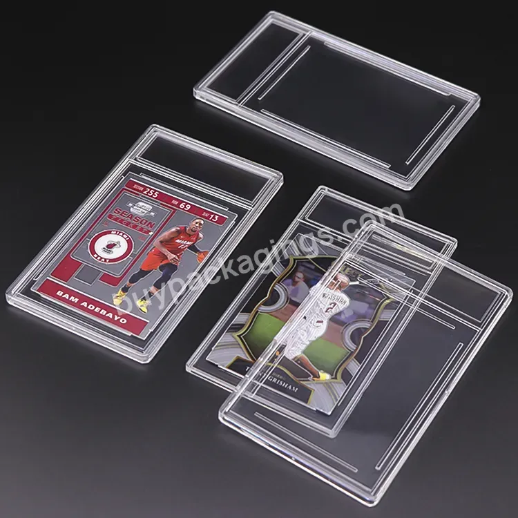 Clear No Ultrasonic Display Sports Baseball Comic Trading Cards Slab Mtg Tcg Card Slab Graded Card Slab For Pokemon