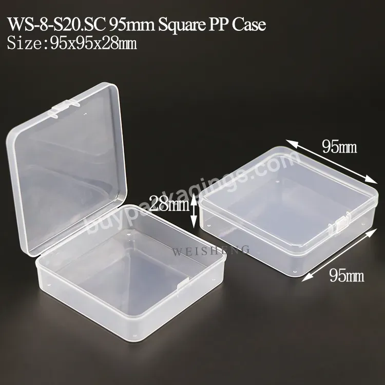 Clear Packing Square Multi Tool Container Pp Plastic Organic Natural Travel Handmade Soap Case