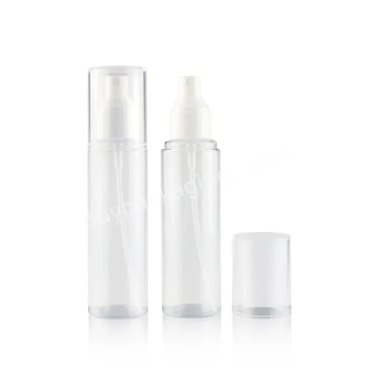 Clear Pet Empty 50ml 80ml 100ml 120ml Plastic Perfume Fine Mist Pump Spray Bottle For Hair Oil Sanitizer Water