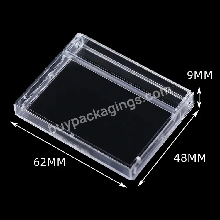 Clear Plastic Carrying Plastic Graded Baseball Card Slab Slim Business Name Sim Card Holder