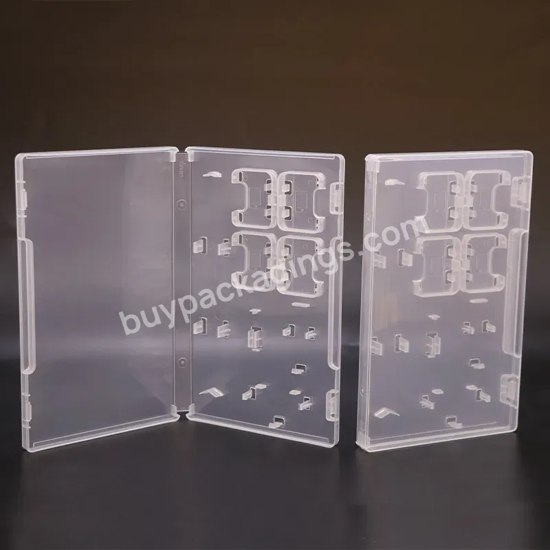 Clear Plastic Game Accessories Cartridge Holder 4 Protector Oled Replacement Game Case For Nintendo Switch Ds 3ds Pro Game Boy