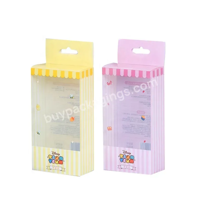 Clear Plastic Packaging Box Custom Clear Pvc Boxes For Mobile Phone Cover Transparents Design Gift Box Packaging