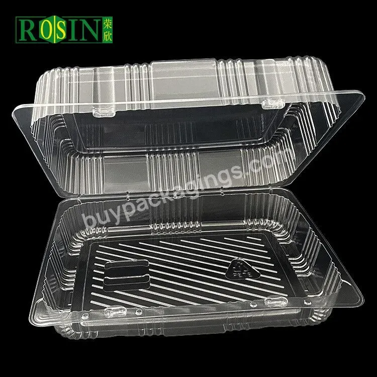 Clear Plastic Pet Clamshell Cherry Fruit Vegetable Packaging Container Transparent Plastic Fruit Box