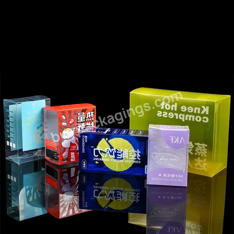 Clear Plastic Pvc Packaging Boxes High Transparent Pet Rpet Plastic Retail Packaging Box